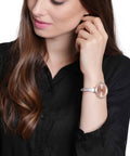 Michael Kors Jaryn Quartz Rose Gold Dial Rose Gold Steel Strap Watch For Women - MK3785