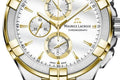 Maurice Lacroix Aikon Chronograph White Dial Brown Leather Strap Watch For Men - AI1018-PVY11-132-1