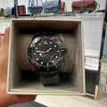 Michael Kors Cunningham Chronograph Black Dial Black Steel Strap Watch For Men - MK8965