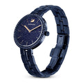 Swarovski Cosmopolitan Crystals Blue Dial Blue Steel Strap Watch for Women - 5647452