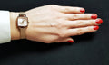 Tissot Lovely Square Lady Quartz Rose Gold Dial Rose Gold Mesh Bracelet Watch For Women - T058.109.33.456.00