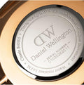 Daniel Wellington Classic Sheffield Black Dial Black Leather Strap Watch For Men - DW00100127