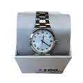 Michael Kors Lennox Three Hand Silver Dial Silver Steel Strap Watch For Women - MK7393