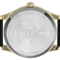 Gucci G-Timeless Mother of Pearl Dial Black Leather Strap Watch For Women - YA126589