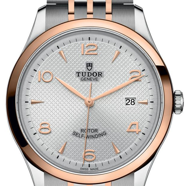 Tudor 1926 Automatic Silver Dial Two Tone Steel Strap Watch for Men - M91651-0001