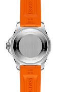 Breitling Superocean Automatic 36 Orange Dial Orange Rubber Strap Watch for Men - A17377211O1S1