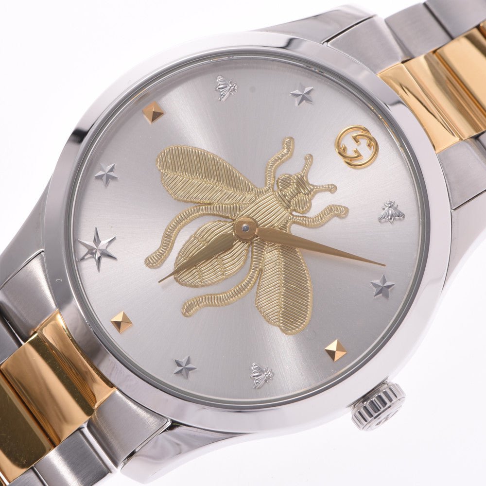Gucci G Timeless Silver Dial Two Tone Steel Strap Watch For Women - YA1264131