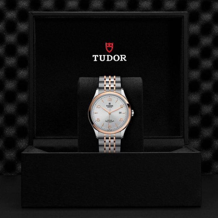 Tudor 1926 Automatic Silver Dial Two Tone Steel Strap Watch for Men - M91651-0001