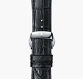 Tissot Chemin Des Tourelles Powermatic 80 Black Dial Black Leather Strap Watch For Men - T099.407.16.058.00