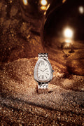 Bvlgari Serpenti Seduttori Diamonds Silver Dial Silver Steel Strap Watch for Women - SERPENTI103361