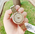 Michael Kors Darci Gold Dial Gold Steel Strap Watch for Women - MK3445