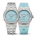 Maurice Lacroix Aikon Automatic Limited Summer Edition Blue Dial Silver Steel Strap Watch For Men - AI6008-SS00F-431-1