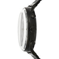 Emporio Armani Aviator Black Dial Black Mesh Bracelet Watch For Men - AR11142