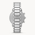 Emporio Armani Luigi Chronograph Black Dial Silver Steel Strap Watch For Men - AR11324