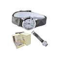 Burberry The City Silver Dial Multicolored Leather Strap Watch for Women - BU1873