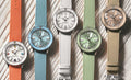 Breitling Superocean Heritage '57 Pastel Paradise Blue Dial Blue Leather Strap Watch for Women - A10340161C1X1