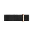 Daniel Wellington Classic Cornwall Black Dial Black NATO Strap Watch For Women - DW00100150