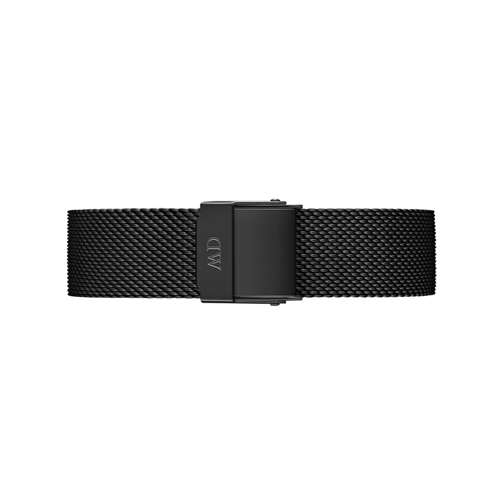 Daniel Wellington Petite Ashfield Black Dial Black Mesh Bracelet Watch Watch For Women - DW00100201