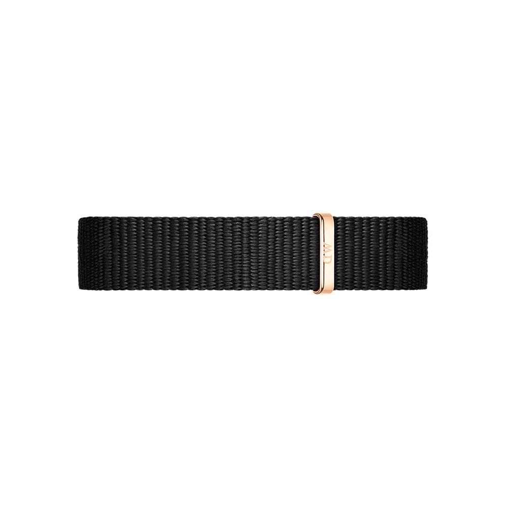 Daniel Wellington Classic Petite Cornwall White Dial Black NATO Strap Watch For Women - DW00100251