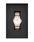 Daniel Wellington Iconic Link White Dial Two Tone Steel Strap Watch For Women - DW00100359