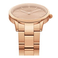 Daniel Wellington Iconic Link Unitone Rose Gold Dial Rose Gold Steel Strap Watch For Women - DW00100401