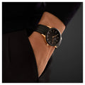 Daniel Wellington Iconic Motion Black Dial Rubber Strap Watch For Women - DW00100426