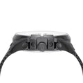 Diesel Mega Chief Chronograph Black Dial Black Mesh Strap Watch For Men - DZ4527