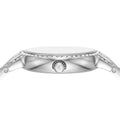 Emporio Armani Cleo Crystals Mother Of Pearl Dial Silver Steel Strap Watch For Women - AR11484