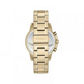 Fossil Machine Gold Dial Gold Steel Strap Watch for Men - FS5264