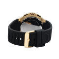Guess Zena Chronograph Black Dial Black Rubber Strap Watch For Women - W1094L6