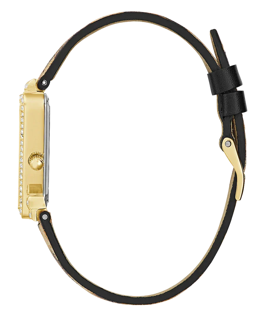 Guess Fame Quartz Animal Print Dial Multicolor Leather Strap Watch For Women - GW0504L3