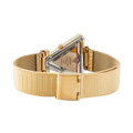 Guess Fame Diamonds Gold Dial Gold Mesh Bracelet Watch for Women - GW0508L2