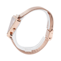 Guess Fame Diamonds Rose Gold Dial Rose Gold Mesh Bracelet Watch for Women - GW0508L3