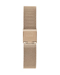 Guess Dream Crystals Rose Gold Dial Rose Gold Mesh Bracelet Watch For Women - GW0550L3
