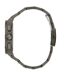Guess Headliner Quartz Black Dial Grey Steel Strap Watch For Men - GW0572G5