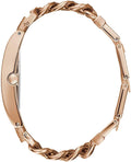 Guess Mod Heavy Metal Rose Gold Dial Rose Gold Steel Strap Watch For Women - W1117L3