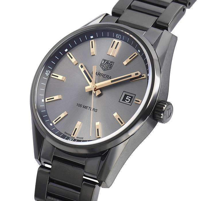 Tag Heuer Carrera Special Edition Black Dial Black Steel Strap Watch for Women - WAR1113.BA0602