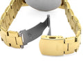 Guess Hendrix Multifunction Black Dial Gold Steel Strap Watch for Men - W1309G2
