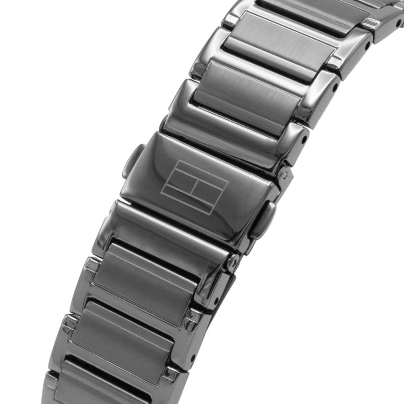 Tommy Hilfiger Mason Grey Dial Grey Steel Strap Watch for Men - 1791790