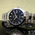 Tissot Gentleman Powermatic 80 Silicium Black Dial Silver Steel Strap Watch For Men - T127.407.11.051.00