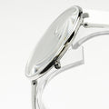 Calvin Klein Full Moon White Dial White Leather Strap Watch for Women - K8Y231L6