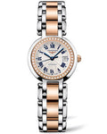 Longines PrimaLuna Automatic Diamond 26.5mm Silver Dial Two Tone Steel Strap Watch for Women - L8.111.5.79.6