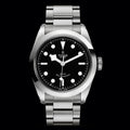 Tudor Black Bay Automatic Black Dial Silver Steel Strap Watch for Men - M79540-0001