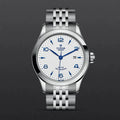Tudor 1926 Automatic White Dial Silver Steel Strap Watch for Men - M91650-0005