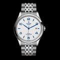 Tudor 1926 Automatic White Dial Silver Steel Strap Watch for Men - M91650-0005