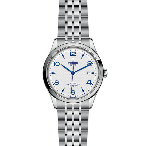 Tudor 1926 Automatic White Dial Silver Steel Strap Watch for Men - M91650-0005