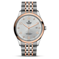 Tudor 1926 Automatic Diamonds Silver Dial Two Tone Steel Strap Watch for Men - M91651-0002