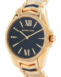 Michael Kors Whitney Quartz Black Dial Two Tone Steel Strap  Watch For Women - MK6743