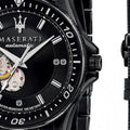 Maserati SFIDA Automatic Black Special Edition 44mm Watch For Men - R8823140005