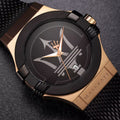 Maserati Potenza Black Mesh Bracelet Black Dial Watch For Men - R8853108010